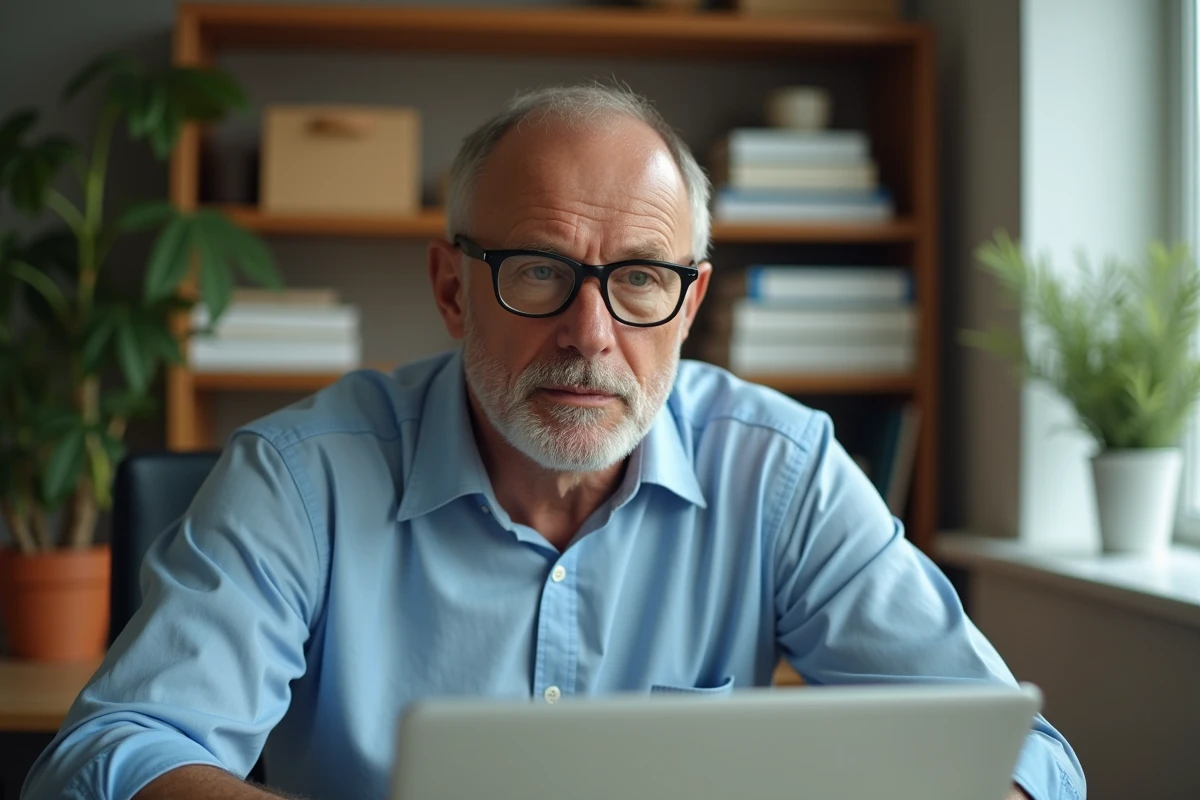 Médecin consultant une erreur d'authentification sur le portail Medisys depuis son bureau à domicile